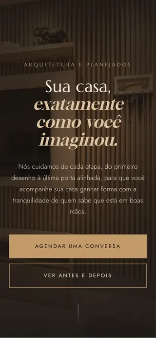 Site da Zoppi Arquitetura e Planejados